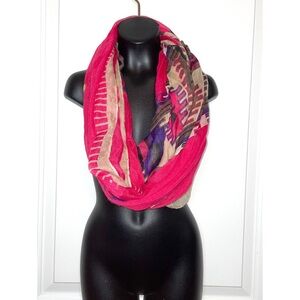 Red and purple scarf